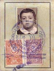 1951 ANKARA E.G.O. ÖĞRENCİ KARTI...