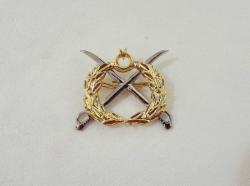 ASKERİ GENERAL RÜTBE KILIÇLI ÇELENK ROZETİ - MADALYA C215