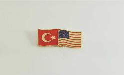 TÜRKİYE - AMERİKAN BAYRAK ROZETİ - MADALYA C537