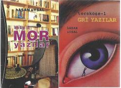 GRİ YAZILAR + MOR YAZILAR (TERS KÖŞE 1 VE 2. KİTAP TAKIM) -2. KİTAP İTHAFLI İMZALI-