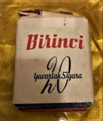 Antika - TEKEL YERLİ ÜRETİM BİRİNCİ YUVARLAK SİGARA 20 DOLU PAKET - kitantik - kitaLog