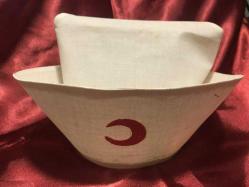 Antika - OSMANLI HİLALİAHMER EL DİKİM BAŞ HEMŞİRE KEPİ - kitantik - kitaLog