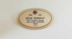 LİONS ROZETİ - MADALYA İSİMLİK B3003 İNDİRİMLİ FİYAT