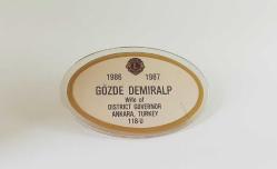 LİONS ROZETİ - MADALYA İSİMLİK B3004 İNDİRİMLİ FİYAT