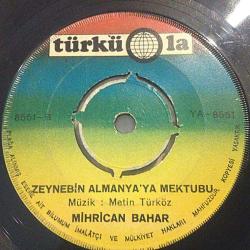 Zalim Almanya - Zeyneb'in Almanya'ya mektubu - 45'lik Plak
