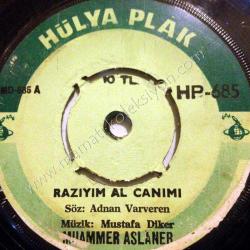 Efemera - Razıyım al canımı, Allahtan sonra sen varsın / Adnan VARVEREN 45'lik plak - kitantik - kitaLog