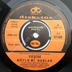 LOT.10 » Yeşim - Böyle mi başlar, Küçük bey - 45'lik Plak