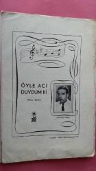 Efemera - Sadettin Sonat : Öyle Acı Duydum Ki (Nota) - kitantik - kitaLog