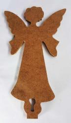 Boyanabilir Dekoratif  Ahşap Duvar Süsü Melek  ( El Sanatları Atölyesi, Çocuk Yetişkin Evde- İşte Sanat Atölyesi )