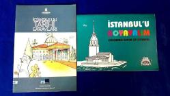 İstanbul'u Oğrenelim Hikaye Kitabı -İstanbul'u Boyayalım Boyama Kitabı- Etkinlik Seti ile ( Galata Kulesi Tuvali Kolaj Seti -Faber Castel Boya Seti )5 Kitap Takım Evde Çocuk Etkinliği