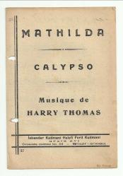 MATHILDA - CALYPSO MUSIQUE DE HARRY THOMAS NOTA....
