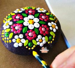 Boyanabilir 2 li Taş Boyama Paketi  ( El Sanatları Atölyesi, Çocuk Yetişkin Evde- İşte Sanat Atölyesi )