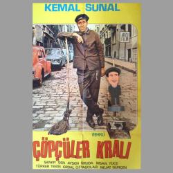 Efemera - Çöpçüler Kralı Orijinal Film Afişi - Kemal Sunal , Şener Şen , Ayşen Gruda . 70X100 cm. - kitantik - kitaLog