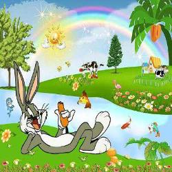 Bardak Altlığı - Çizgi Film - Bugs Bunny