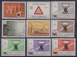 1969 KALKINAN TÜRKİYE KONULU SÜREKLİ SERİ MNH