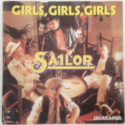 Sailor / Girls, Girls  Girls - Jacaranda / Turkey 1976 / 45'lik / *Pop rock*