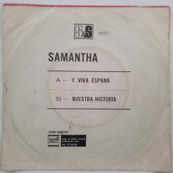 Samantha / Y Viva Espana - Nuestra Historia / Turkey 1975 / 45'lik / *Pop* / ''Yaşa Fenerbahçe''