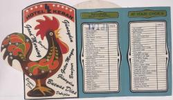 Hotel Keban Katlanır Menü