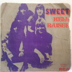 The Sweet / Hell Raiser - Burning / Turkey 1973 / 45'lik / *Rock*