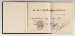 1953 TÜRKİYE İŞ BANKASI ANTALYA ŞB.HESAP DEFTERİ...