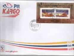 10008 2016 SARAYLAR İSHAK PAŞA SARAYI İLK GÜN DAMGALI FDC