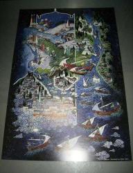 Efemera - nusret çolpan çizimi modern minyatür - istanbul'un fethi (baskı poster 32x47 cm) - kitantik - kitaLog