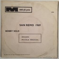Bobby Solo / Zingara - Piccola ragazza / Turkey 1969 / 45'lik / *pop*