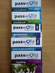 PASSWORD ENGLİSH COURSEBOOK + WORKBOOK + READİNG + GRAMMAR + LİSTENİNG-SPEAKİNG ( 5 KİTAP TAKIM )