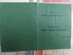 Türkiye Emlak Kredi Bankası A.O. Borçlu Cari hesap Cüzdanı 1965