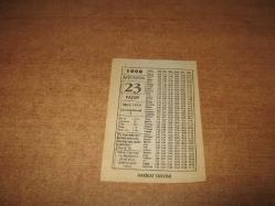 HAKİKAT TAKVİMİ YAPRAĞI 23 AĞUSTOS 1998