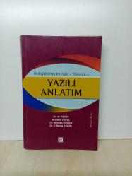 ÜNİVERSİTELER İÇİN TÜRKÇE-1 YAZILI ANLATIM - İKİNCİ EL