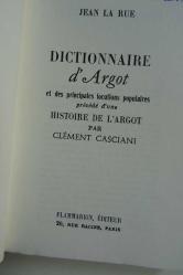 DICTIONNAIRE D'ARGOT