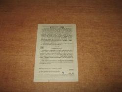 DİYANET TAKVİM YAPRAĞI 28 TEMMUZ 1992