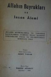 Tanrı Buyrukları ve İnsan Alemi