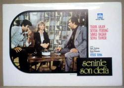 Efemera - SENİNLE SON DEFA FİLMİNİN LOBİ KARTI - NO: 1  OYNAYANLAR: TARIK AKAN, SEVDA FERDAĞ, SAVAŞ BAŞAR, SEMA TAMER - kitantik - kitaLog
