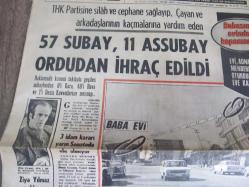 MİLLİYET 12 MART 1972 DEMİREL HUZUR İÇİN ÜÇ MERHALE AŞILMALI MECLİS İDAMLARI OYLARKEN 141 MİLLETVEKİLİ YOKTU