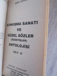 KONUŞMA SANATI VE GÜZEL SÖZLER ( ÖZDEYİŞLER ) ANTOLOJİSİ (2 CİLT) ve ALTIN ÖZDEYİŞLER VE ÖĞÜTLER