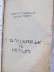 KONUŞMA SANATI VE GÜZEL SÖZLER ( ÖZDEYİŞLER ) ANTOLOJİSİ (2 CİLT) ve ALTIN ÖZDEYİŞLER VE ÖĞÜTLER