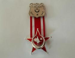 OSMANLI ÇANAKKALE HARP MADALYASI ASKI APARATI B3905 ( SATIŞTAKİ ÜRÜN SADECE ÜST ASKI APARATIDIR )