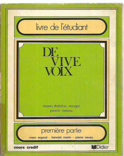 小売 DE VIVE VOIX première partie