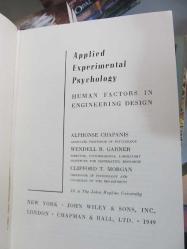 Applied Experimental Psychology HUMAN FACTORS IN ENGINEERING DESIGN