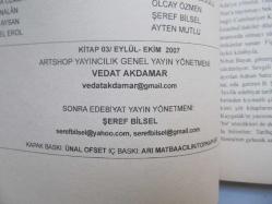 Sonra Edebiyat Sayı: 3 (Haydar Ergülen ile Söyleşi/Şükrü Sever ile Söyleşi/Mehmet Bozgan ile Söyleşi/Emel İrtem ile Söyleşi/Can Yücel-Fazıl Güngör)