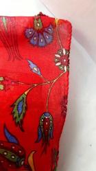 Yazma Bandana - Otantik Flar (Sınırlı sayıda defile için özel üretilmiş kumaştır. Yıkanmış, Elde kenarları dikilmiş, ütülenmiş)