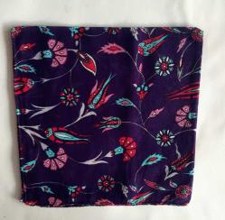 Yazma Bandana - Otantik Fular (Sınırlı sayıda defile için özel üretilmiş kumaştır. Yıkanmış, Elde kenarları dikilmiş, ütülenmiş)