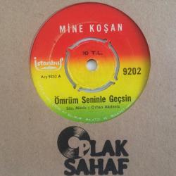 Mine Koşan / Muhtacım Temiz Aşka - Ömrüm Seninle Geçsin / 45'lik plak