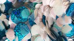 Pul Payet Resim Kolaj istiridye İncik Boncuk Süsleme ve İşleme Malzemesi