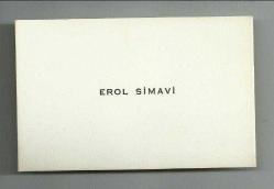 EROL SİMAVİ KARTVİZİTİ...