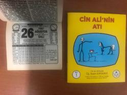 26 Ağustos 1997 orijinal Türkiye gazetesi takvim yaprağı (Cin Ali kitabı hediyeli)