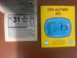 31 Ağustos 1997 orijinal Türkiye gazetesi takvim yaprağı (Cin Ali kitabı hediyeli)