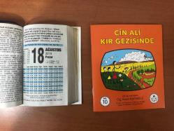 18 Ağustos 2019 orijinal Fazilet Takvim yaprağı (Cin Ali kitabı hediyeli)